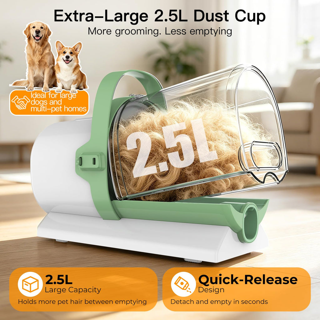 7-in-1 Dog Grooming Vacuum Kit U20922