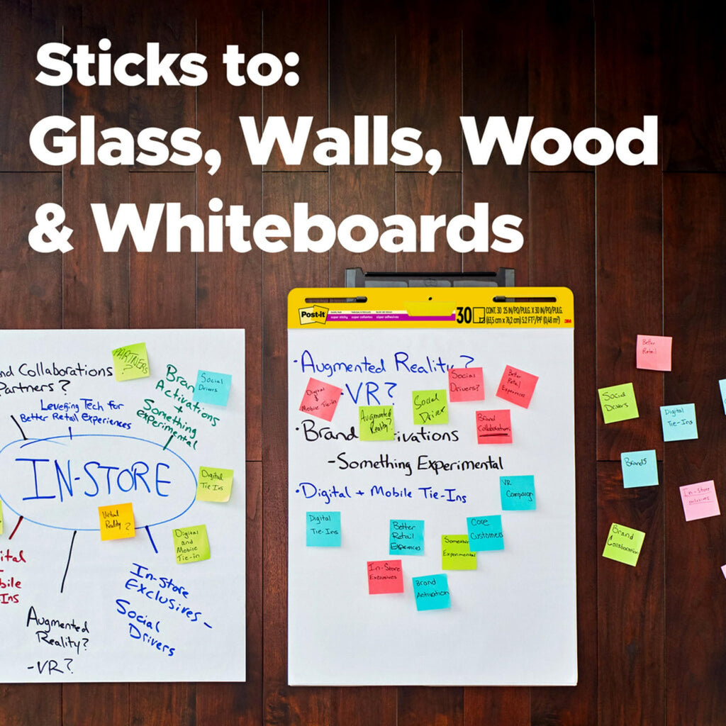 White Self Stick Flip Chart Paper V4747