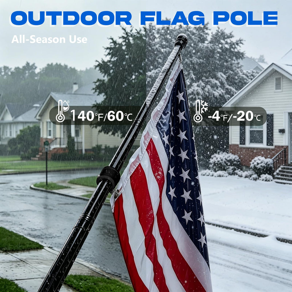 Stainless Steel Heavy Duty Flag Pole Kit A3164