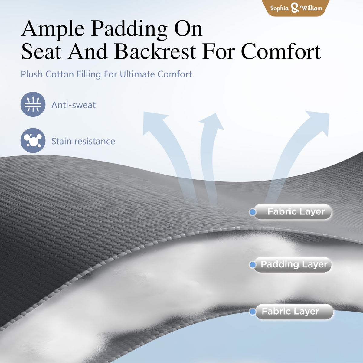 Blue Padded Zero Gravity Chair Set of 2 K106782