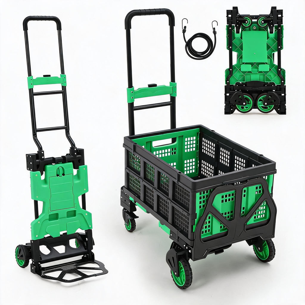 2-in-1 Folding Hand Truck with Basket I511661