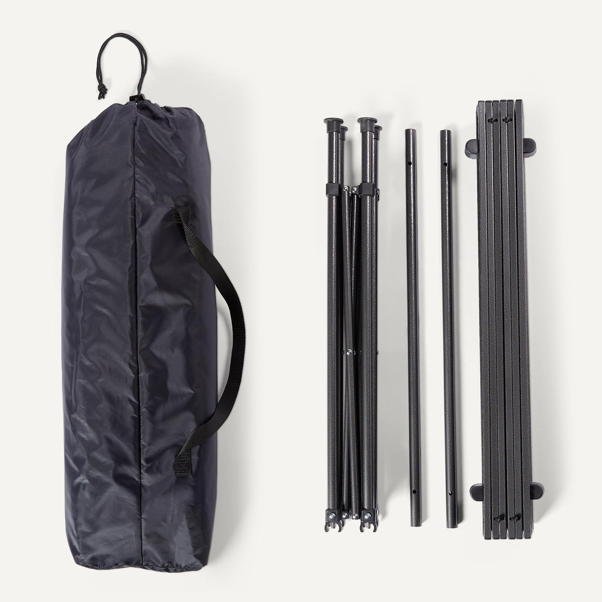Portable Camping Table with Aluminum Roll-Up Top C941