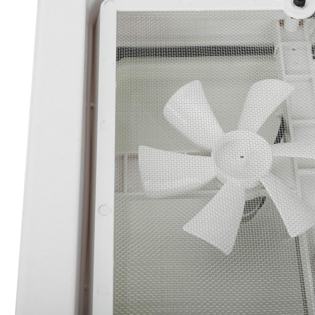 14" RV Roof Vent with 12V Fan White Lid W8553