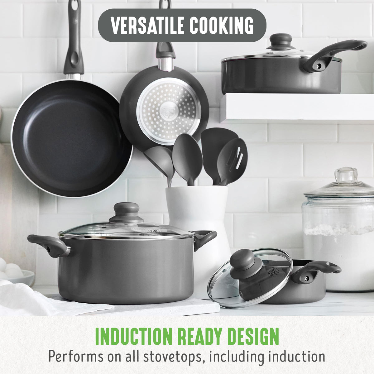 12 Piece Ceramic Nonstick Cookware Set K246223