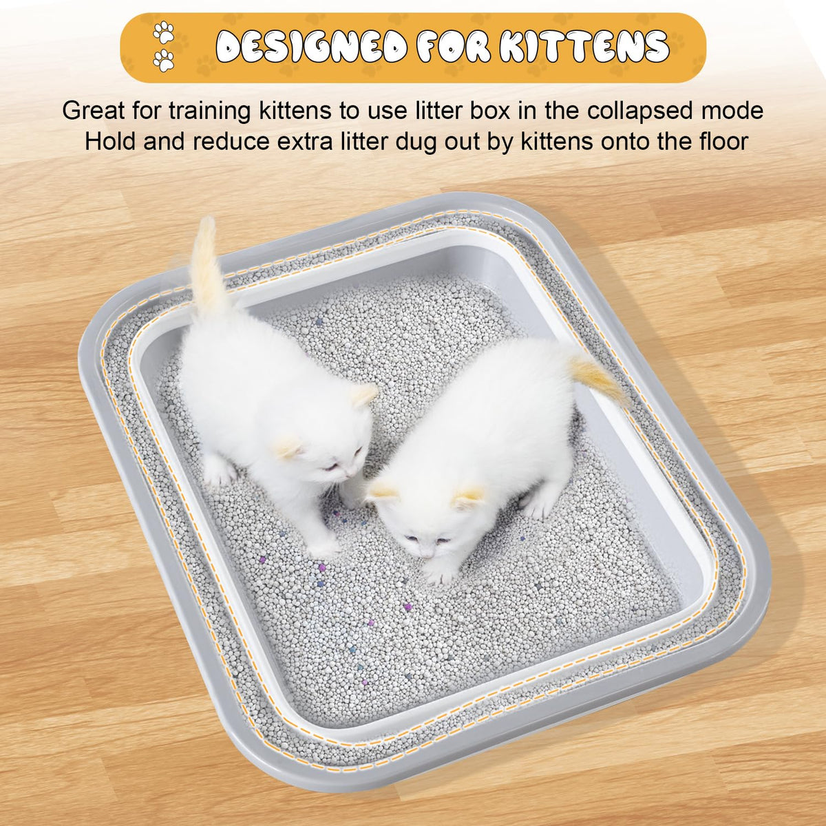 Collapsible Open Cat Litter Box L26434