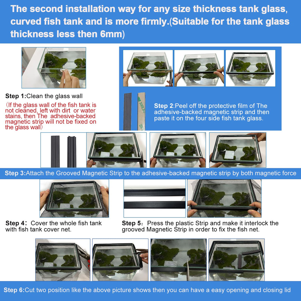 Magnetic Aquarium Anti-Jumping Net Cover G126599