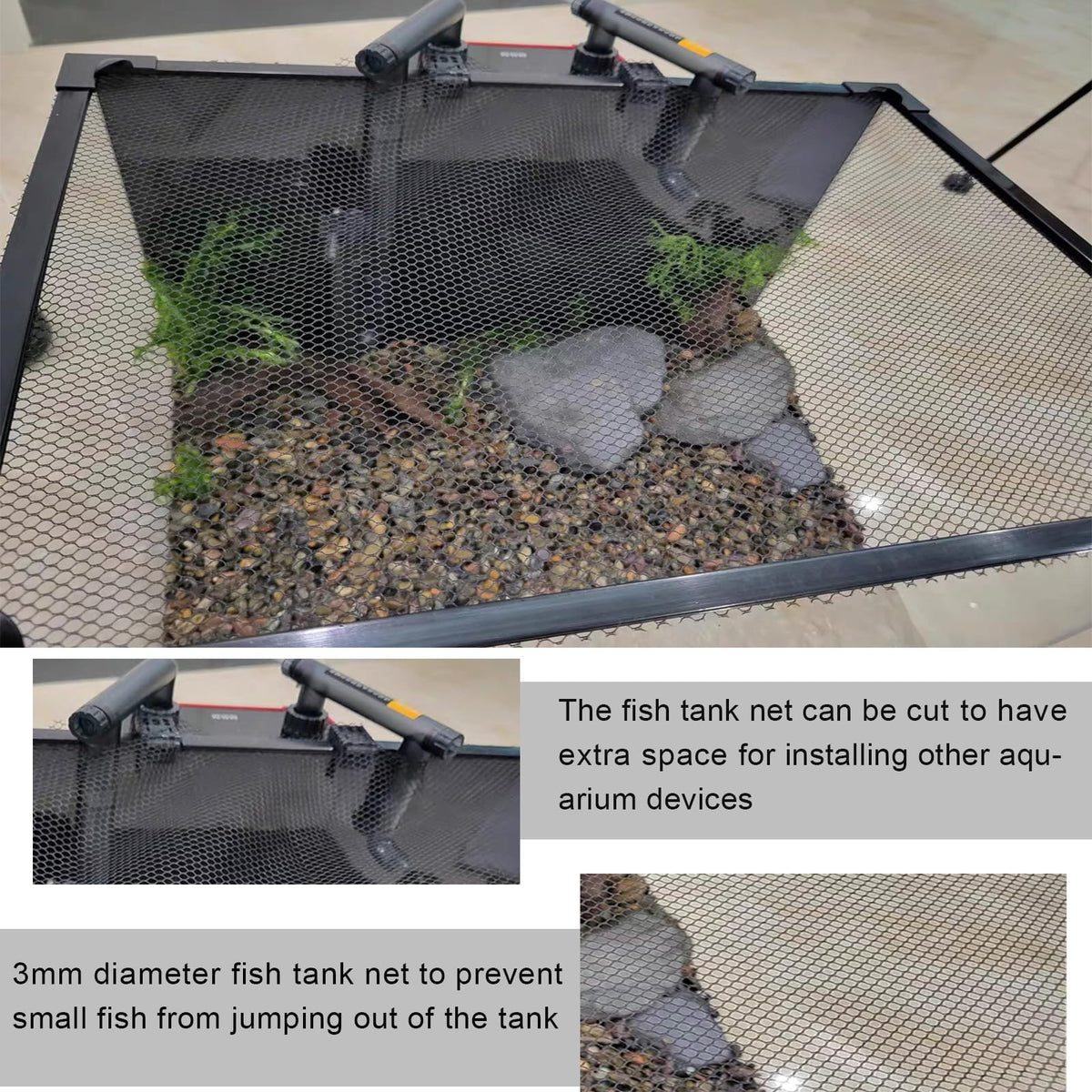 Magnetic Aquarium Anti-Jumping Net Cover G126599