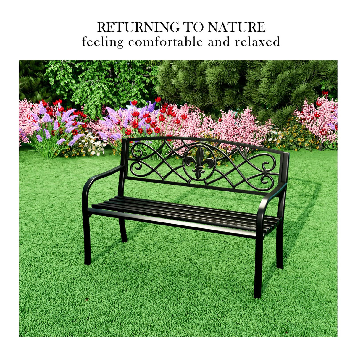 50 Inches Outdoor Bench G4931